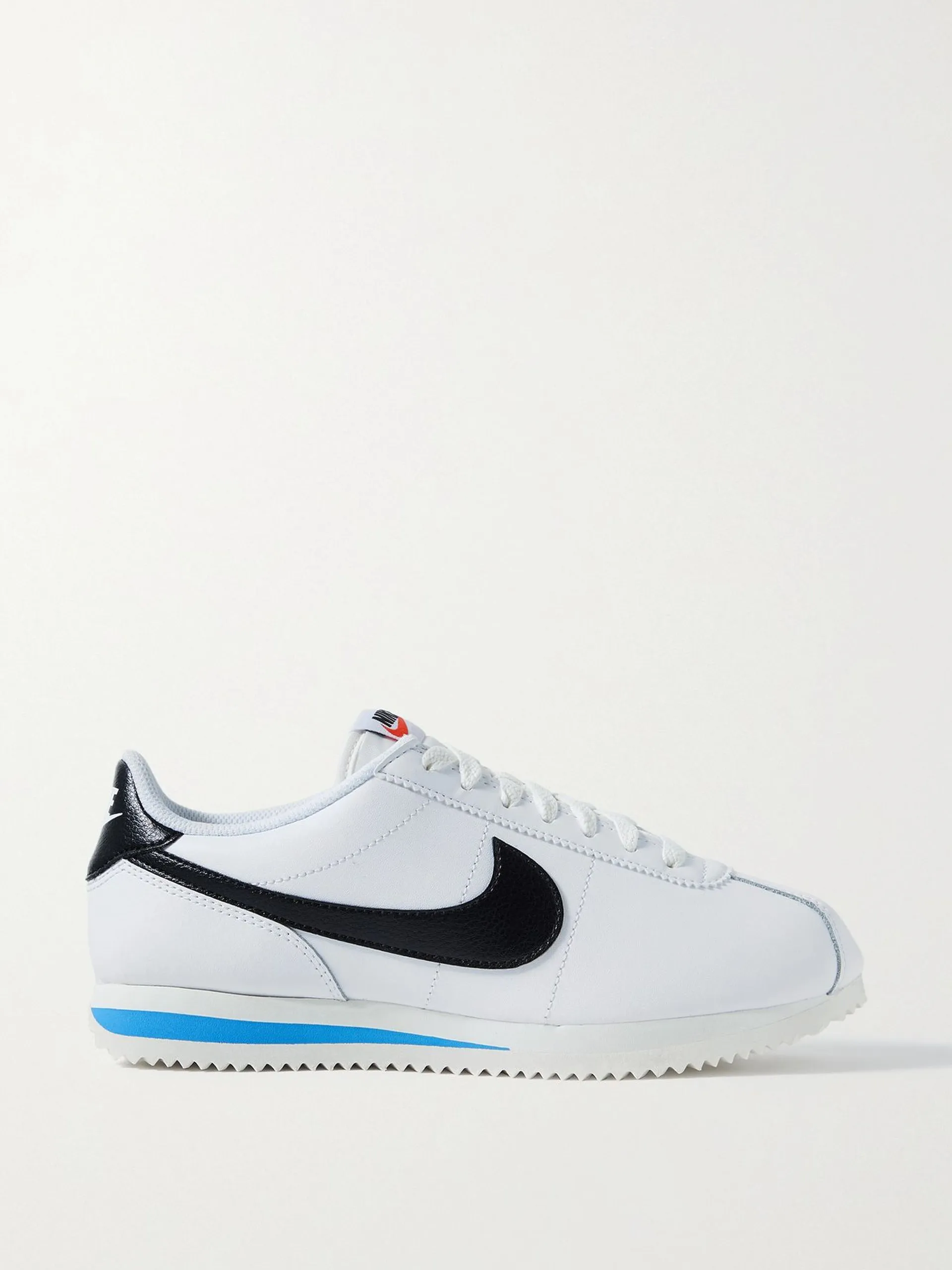 Cortez leather sneakers in white