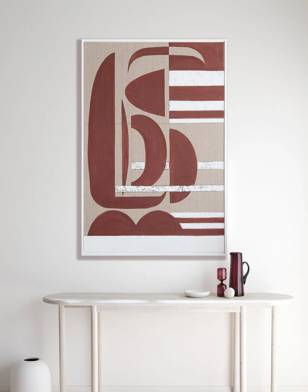 Crimson Stucco - Limited Edition Print