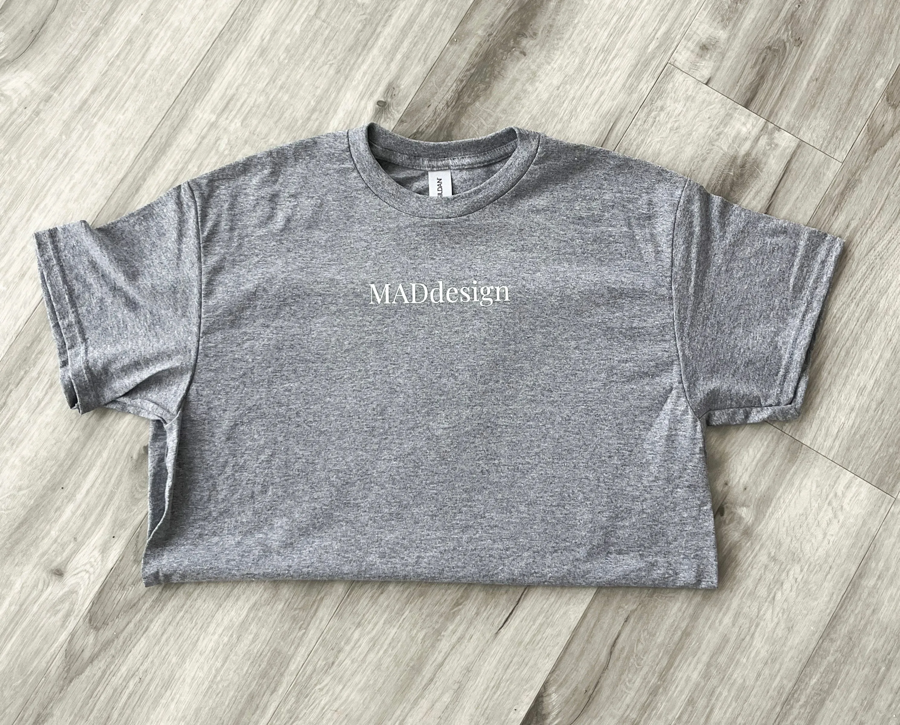 Dark Heather Grey MADdesign Tee