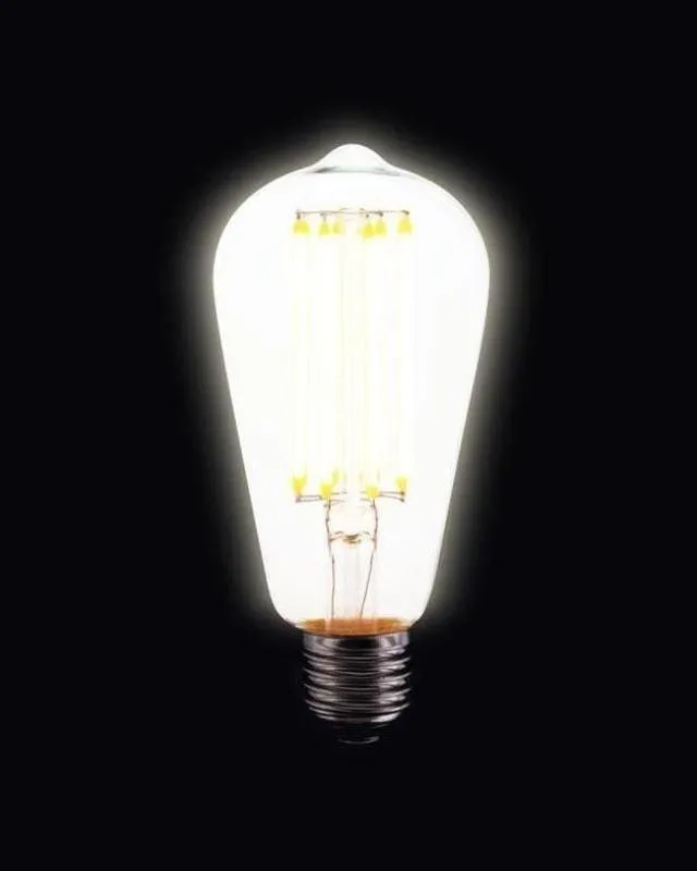 Dimmable E27 LED | ST64 | 8W | 3000K