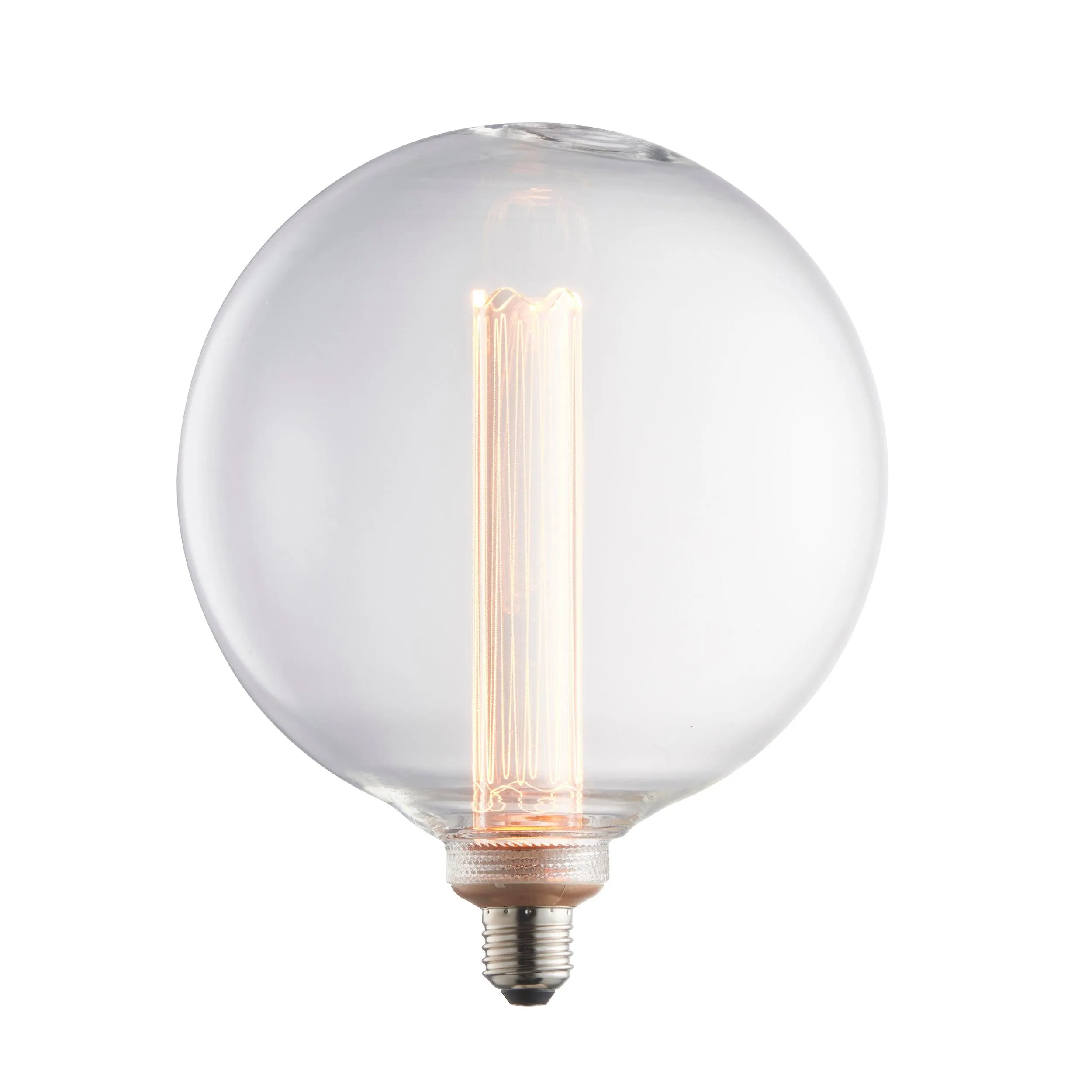 E27 Globe Internal Cylinder Clear LED 2.8w Light Bulb - 200mm