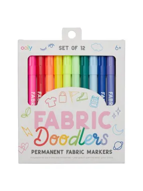 Fabric Doodlers Markers: Set of 12