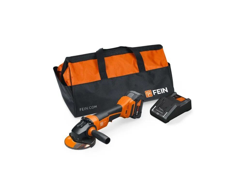 Fein CCG 18-125-10 PD AS 18V Cordless 5" Angle Grinder Kit