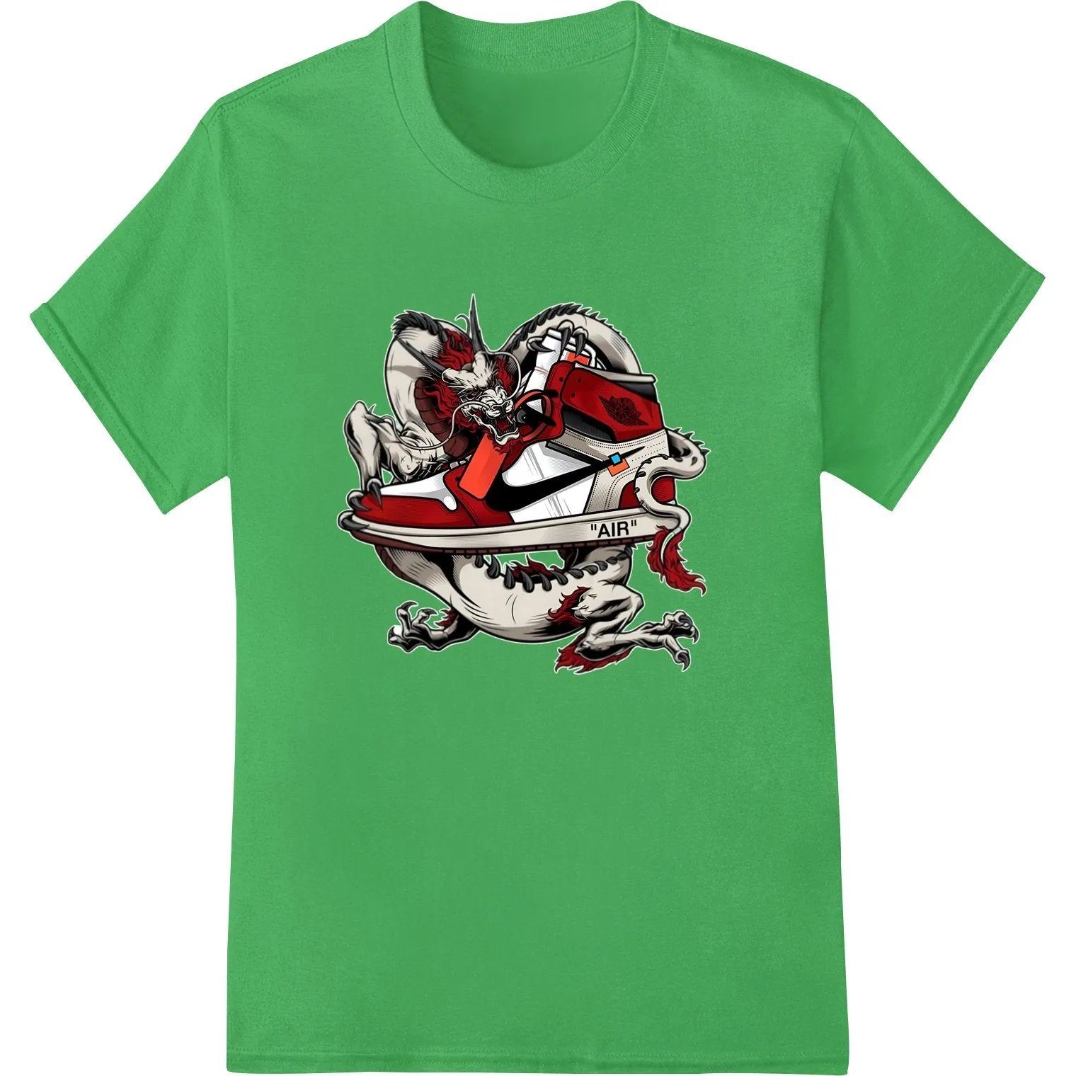 Fierce Dragon Sneakers - Mythical DTF Print Heat Transfer