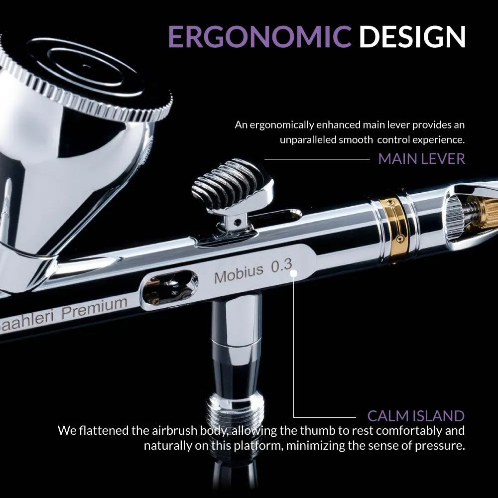 Gaahleri GHPM-Mobius Premium 0.3mm Airbrush