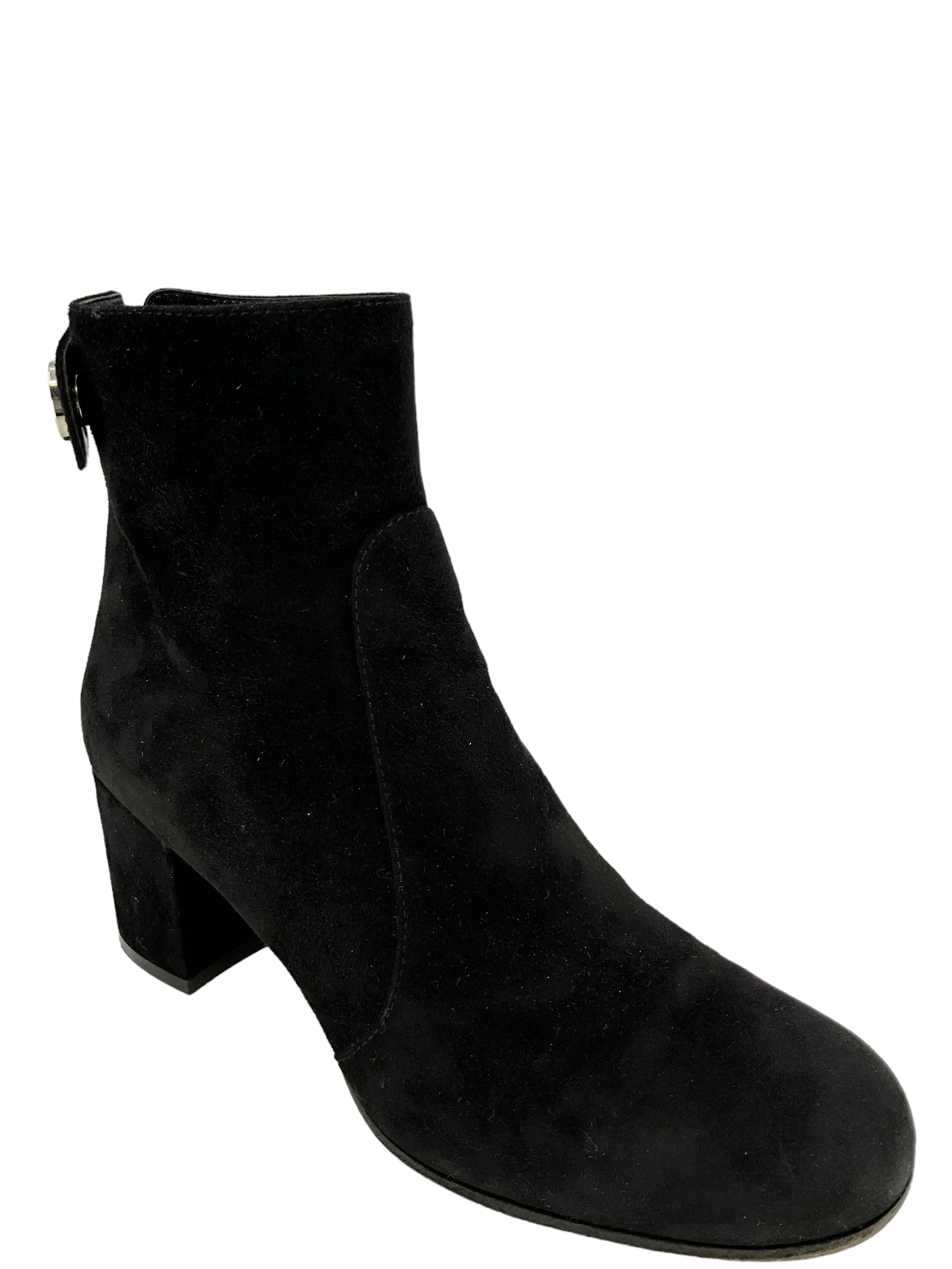 Gianvito Rossi Black Suede Booties Size 8