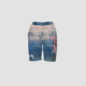 GRAFFITI COTTON SHORTS