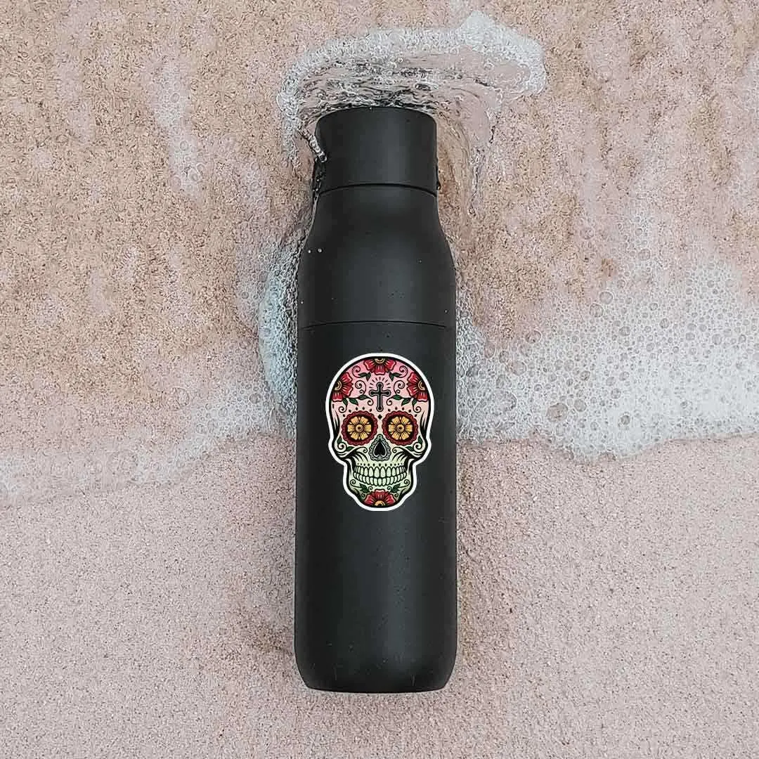 Graffiti skull sticker