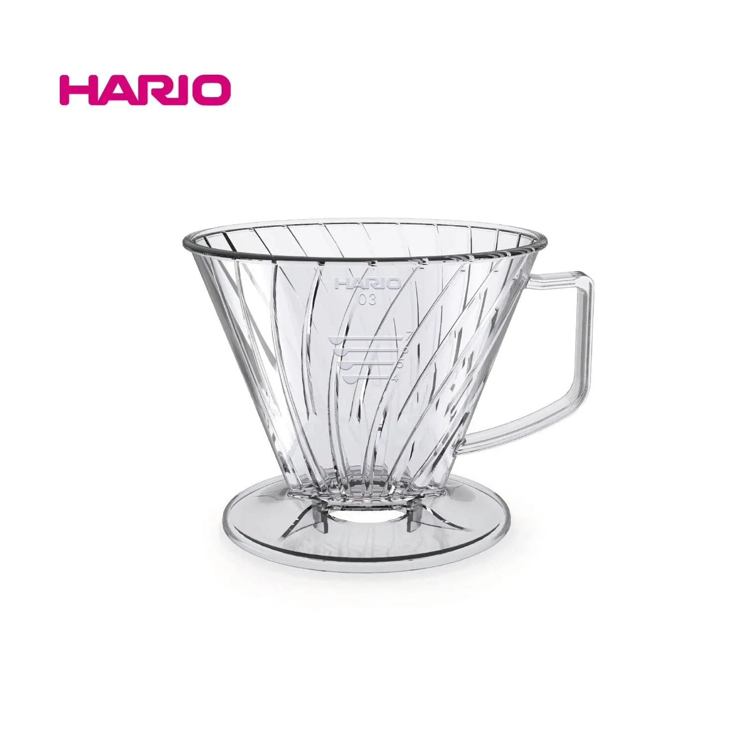 Hario -  Trapezoid Pegasus Dripper for 4-7 Cups 03 (Clear)