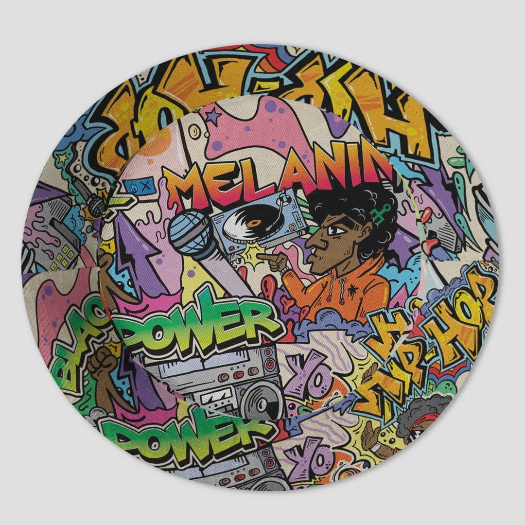 Hip Hop Graffiti Art & Music That Makes Us Proud Reversible Bucket Hat