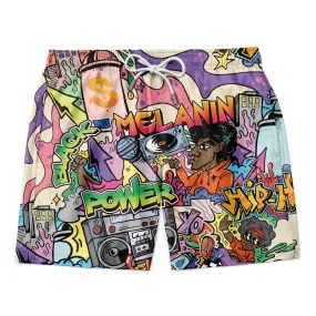 Hip Hop Graffiti Art Shorts