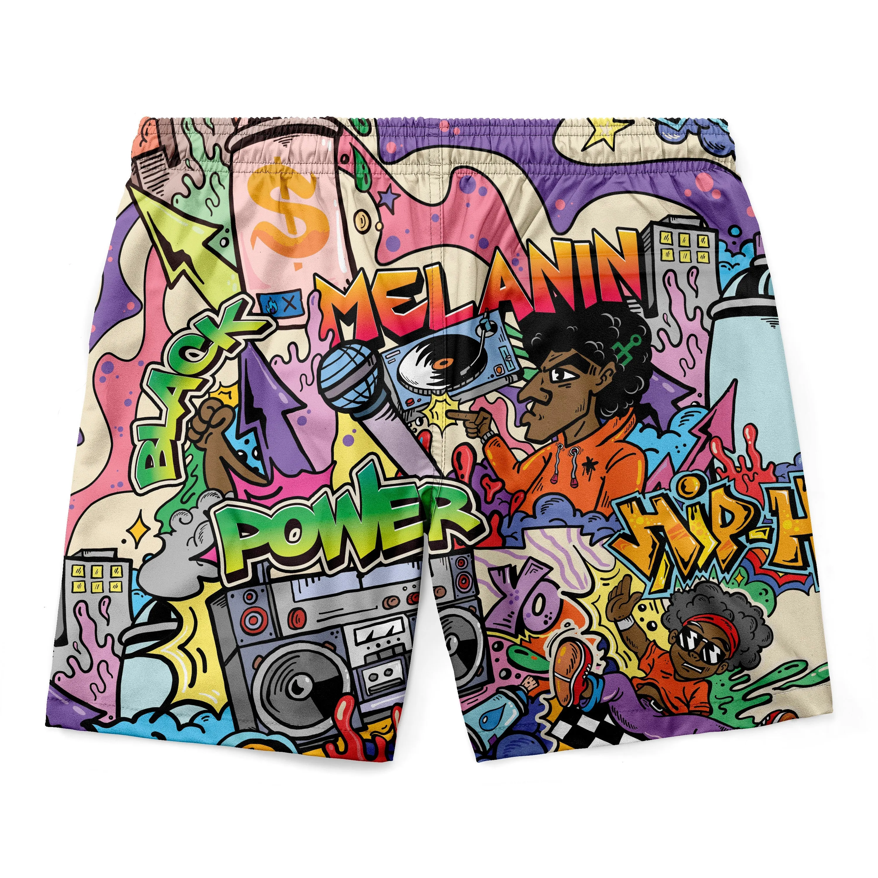 Hip Hop Graffiti Art Shorts