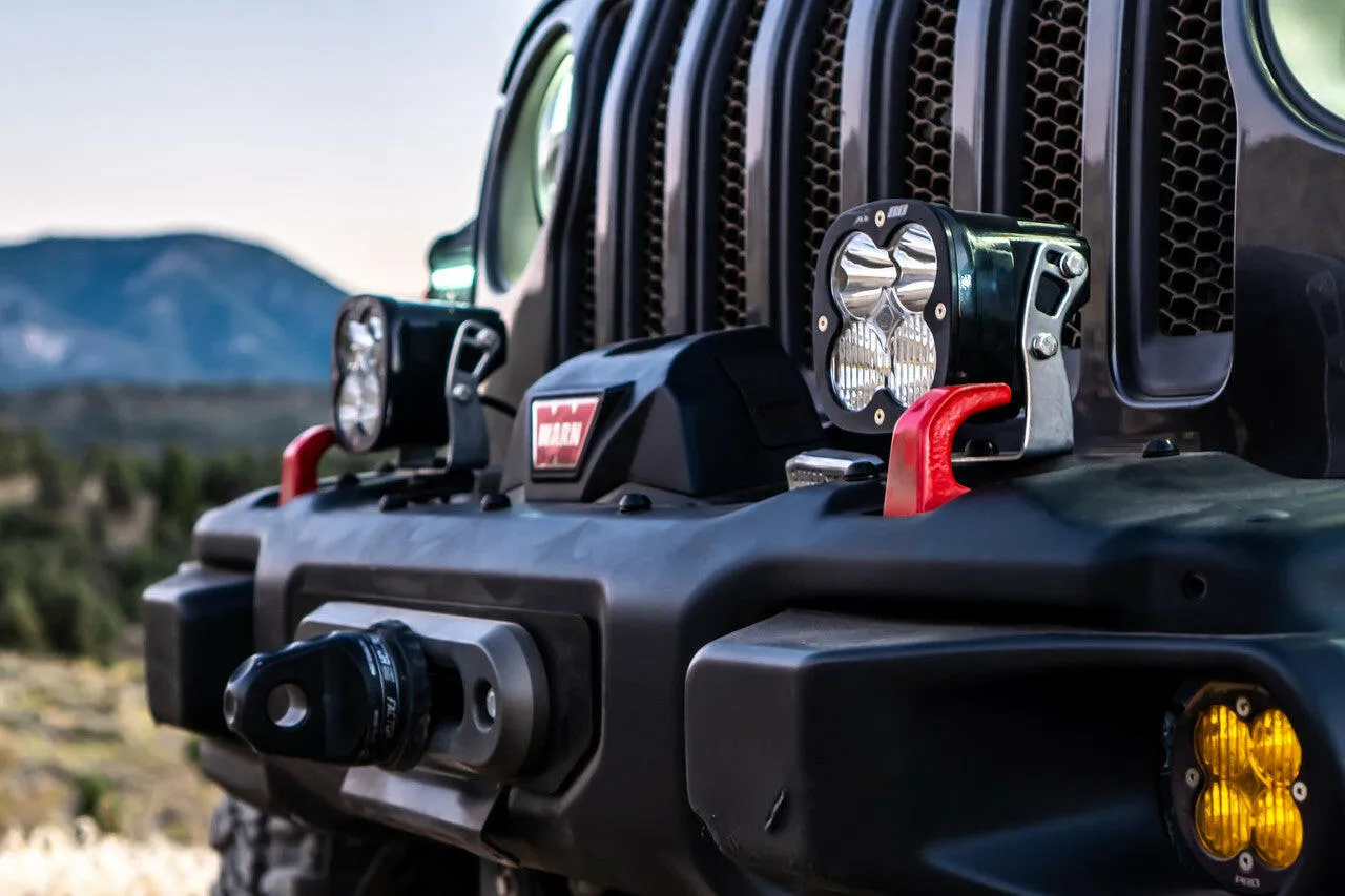 Jeep JL/JT XL80 Bumper Light Kit - Jeep 2020-22 Gladiator; 2018-22 Wrangler JL; NOTE: w/ OE Steel Bumper