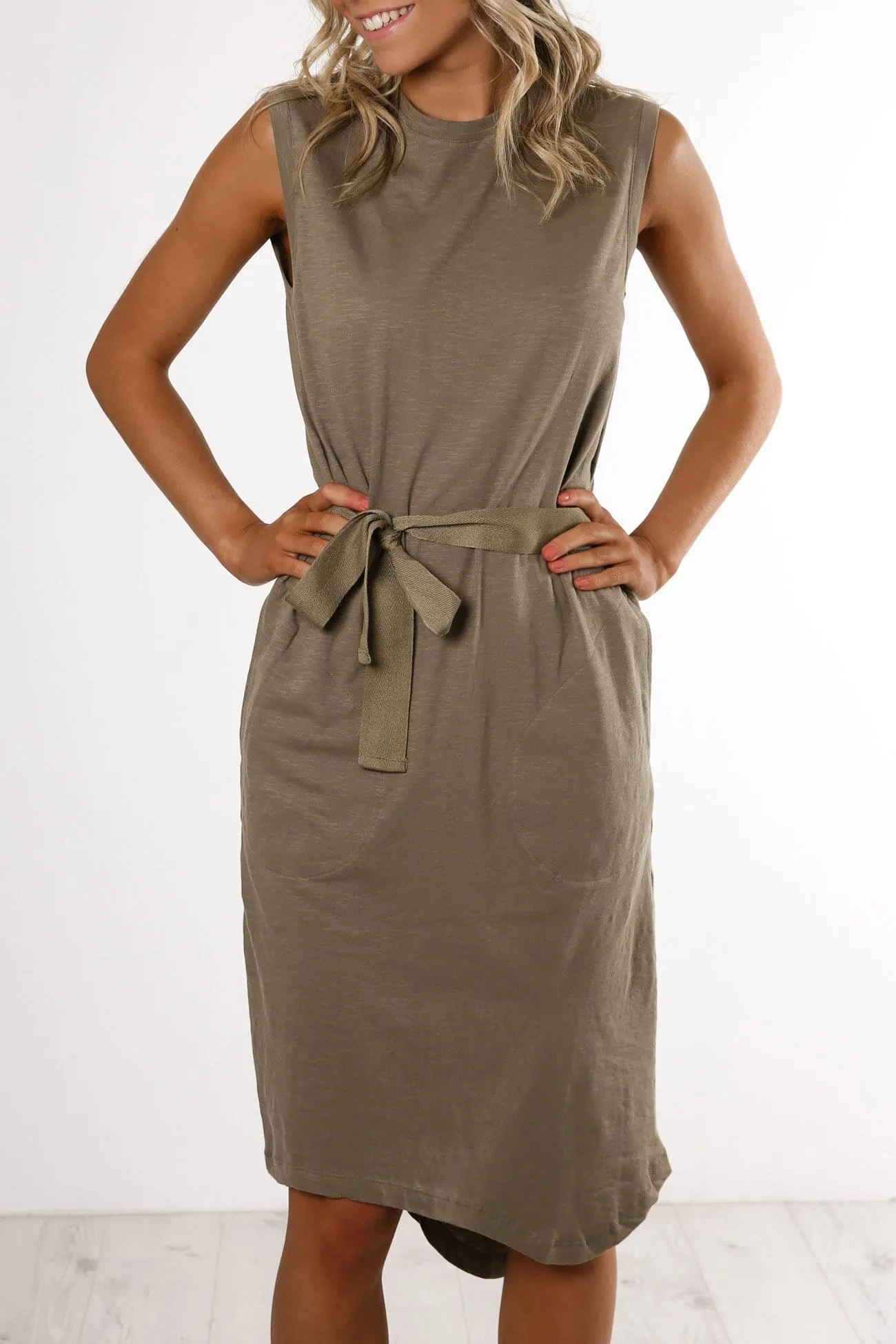 Jimbaran Bay Dress Khaki