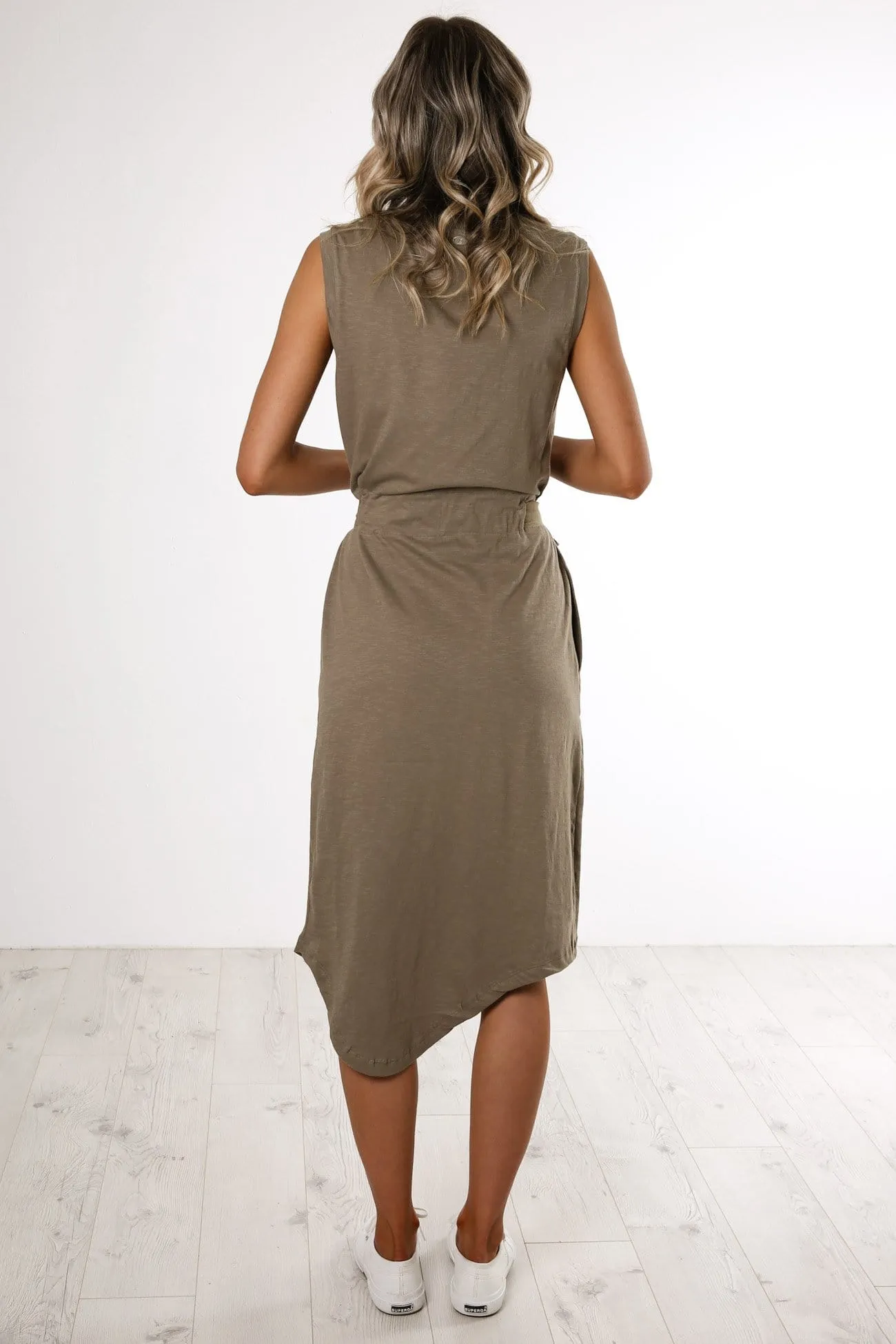 Jimbaran Bay Dress Khaki