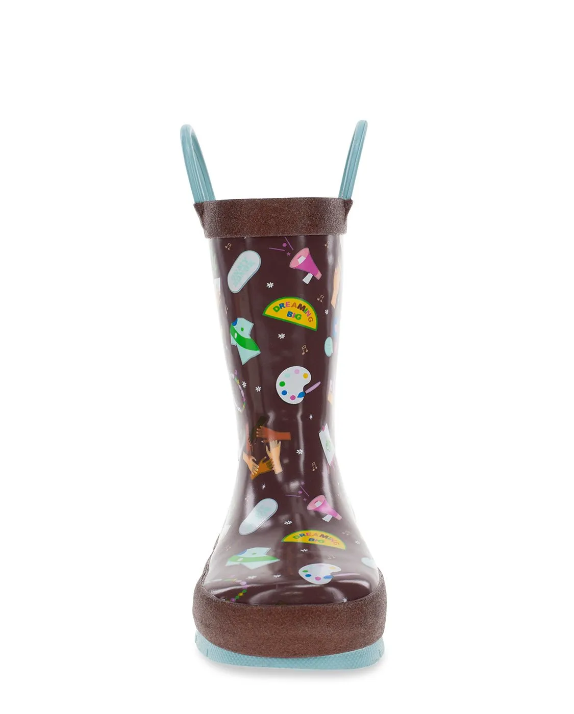 Kids Girl Scouts Brownie Squad Rain Boot - Brown