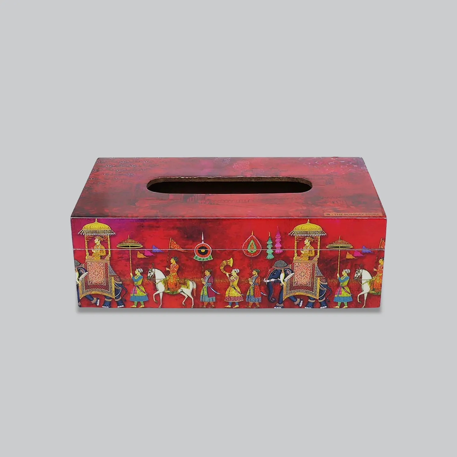 King Procession Tissue Box Holder