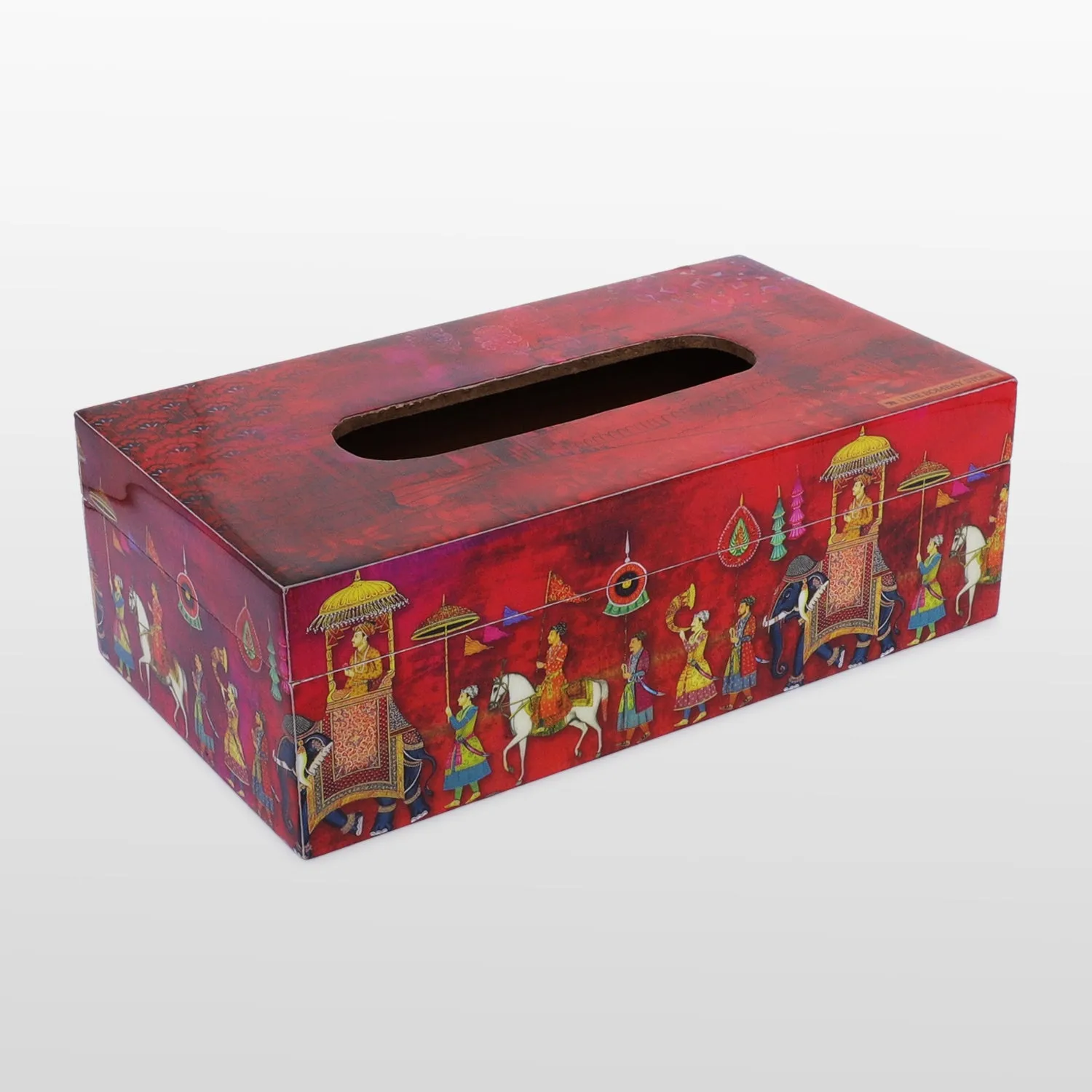 King Procession Tissue Box Holder