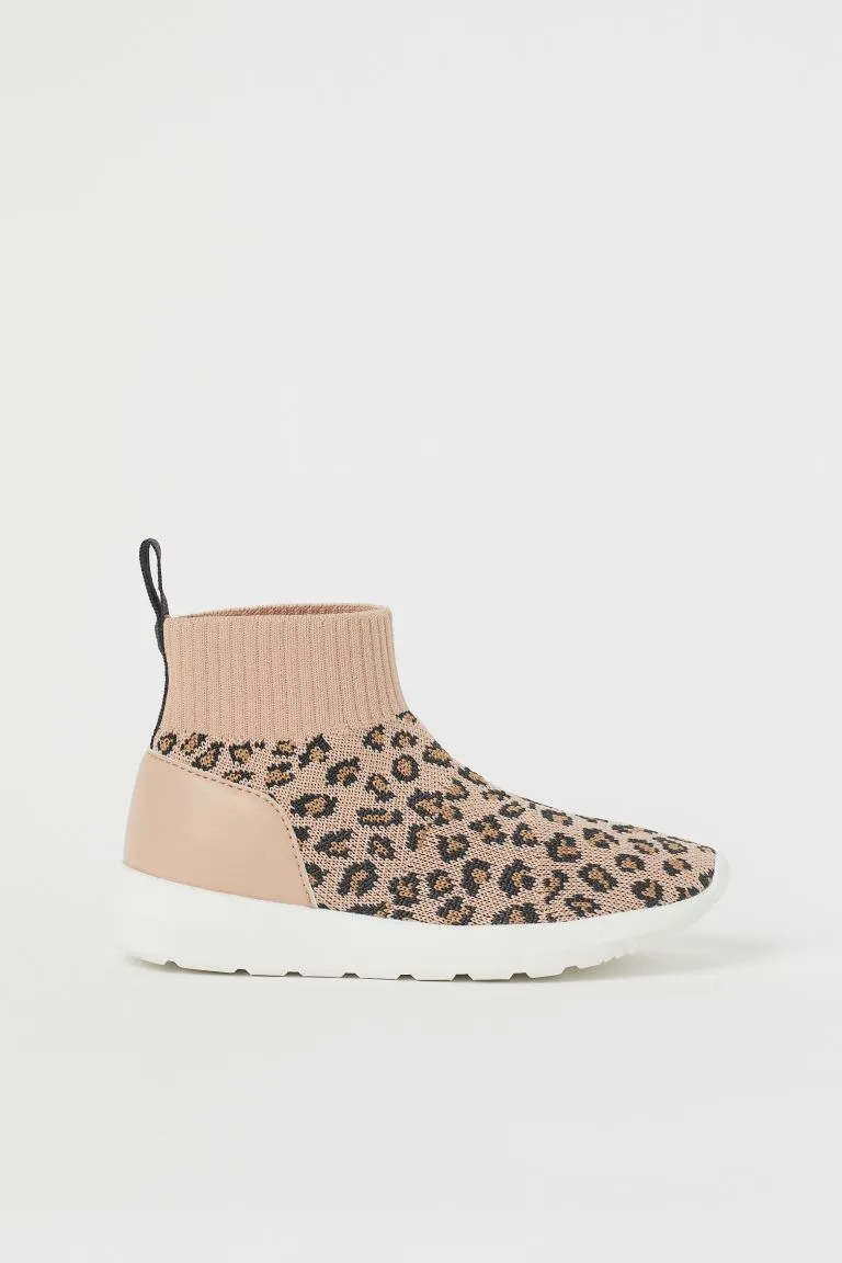 Leopard Print Hightop Sneakers