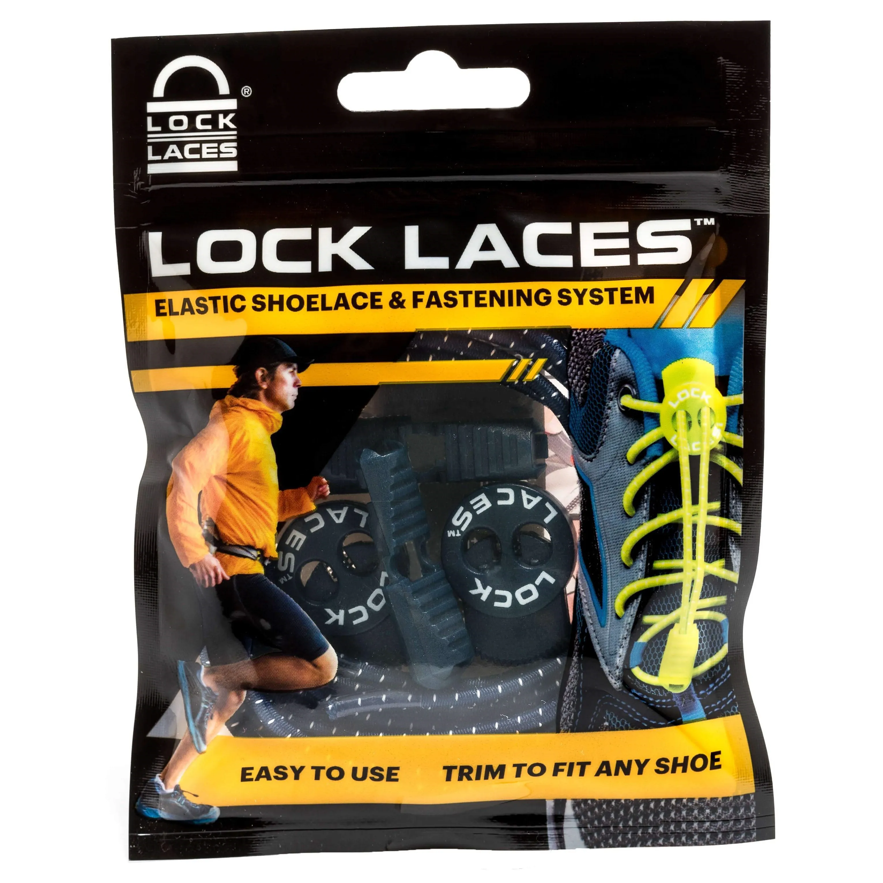 Lock Laces No Tie Shoelaces Dark Navy | Buy Lock Laces No Tie Shoelaces Dark Navy here | Outnorth