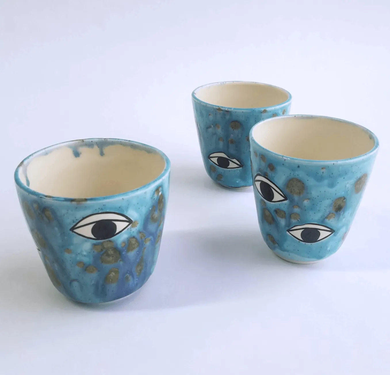 Many Eyes Cup by Demetria Chappo Ceramics