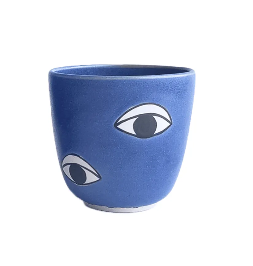 Many Eyes Cup by Demetria Chappo Ceramics