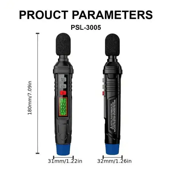 Metravi PSL-3005 30~130dB Pocket Sound Level Meter