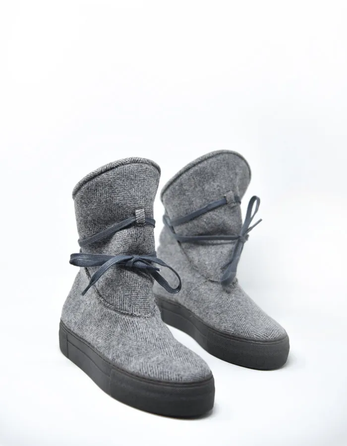 Michone Burel Fur Grey Boots