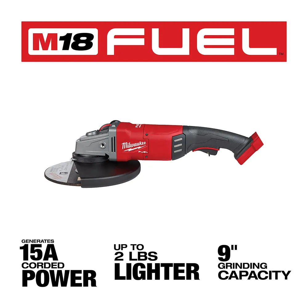 Milwaukee 2785-80 M18 FUEL 18V 7/9" Large Angle Grinder Kit - Bare Tool, Recon