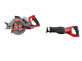 Milwaukee 2830-20SW M18 FUEL 18V 7-1/4" Circular Saw / SAWZALL Combo Kit