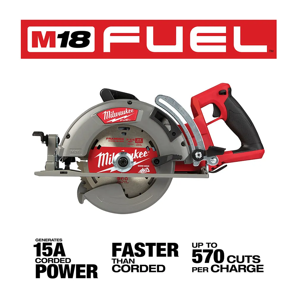 Milwaukee 2830-20SW M18 FUEL 18V 7-1/4" Circular Saw / SAWZALL Combo Kit