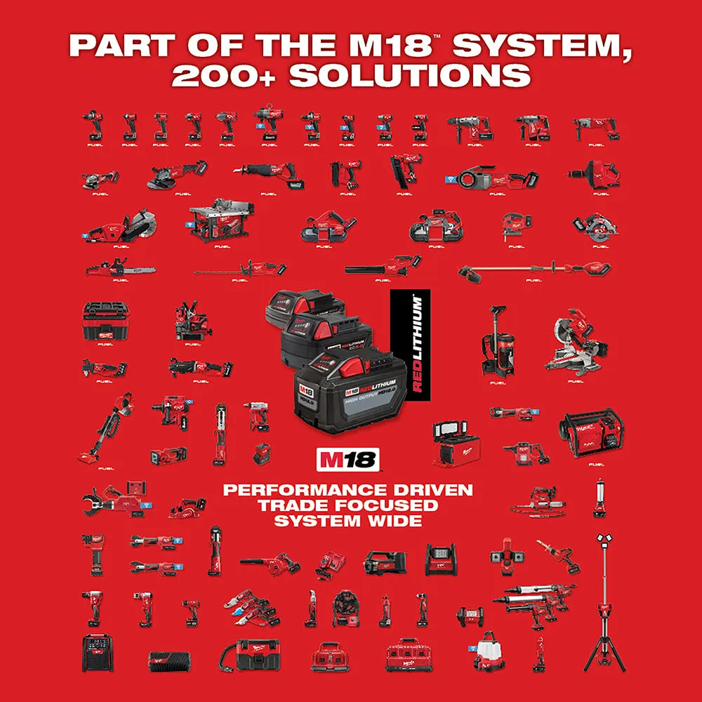 Milwaukee 2880-20 M18 FUEL 4-1/2" / 5" Grinder Paddle Switch No-Lock - Bare Tool