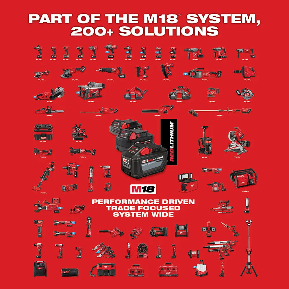 Milwaukee 2880-22 M18 FUEL 18V 4-1/2" / 5" Grinder Paddle Switch No-Lock Kit