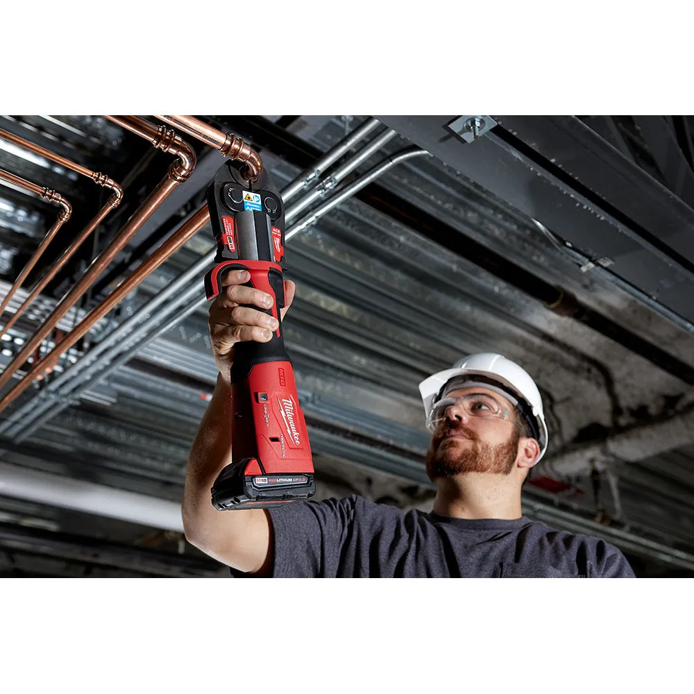 Milwaukee 2922-22M M18™ FORCE LOGIC™ Press Tool w/ ONE-KEY™ w/ ¼” – 7/8” Streamline™ ACR Press Jaws