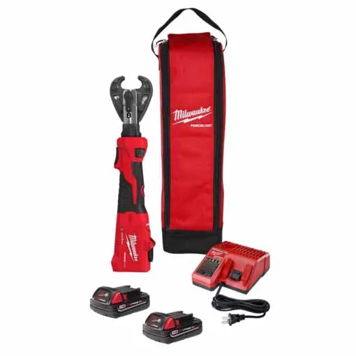 Milwaukee 2978-22 M18™ FORCE LOGIC™ 6T Linear Utility Crimper Kit w/ Snub Nose Jaw