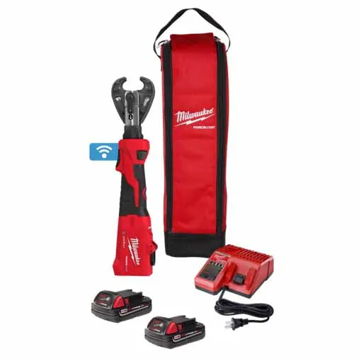 Milwaukee 2978-22 M18™ FORCE LOGIC™ 6T Linear Utility Crimper Kit w/ Snub Nose Jaw