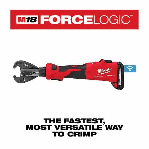 Milwaukee 2978-22 M18™ FORCE LOGIC™ 6T Linear Utility Crimper Kit w/ Snub Nose Jaw