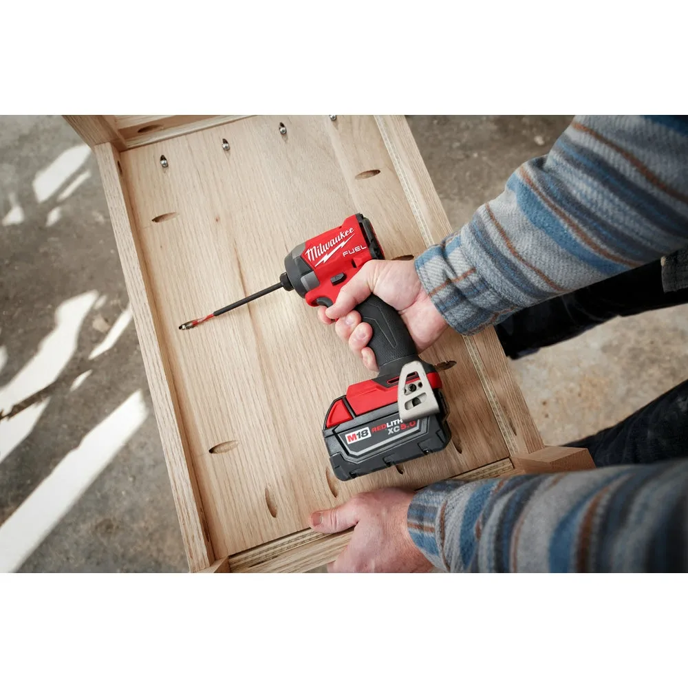 Milwaukee 3697-25 M18 FUEL 18V 5 Tool Cordless Brushless Li-Ion Combo Kit