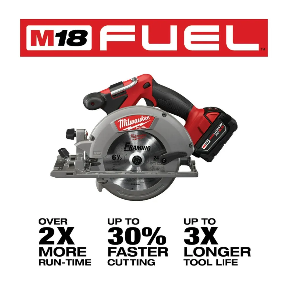 Milwaukee 3697-25 M18 FUEL 18V 5 Tool Cordless Brushless Li-Ion Combo Kit