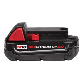 Milwaukee M18 2.0Ah Compact Battery, Lithium-Ion Battery - 48-11-1820