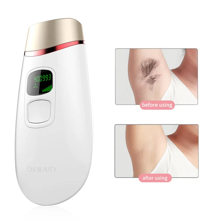 ONE BEAUTY IPL Laser Hair Removal Device, Permanent Painless , Five Modes Hair Remover 400000 Flashes, Facial & Body