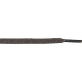 Oval 1/4" - Dark Gray (12 Pair Pack) Shoelaces