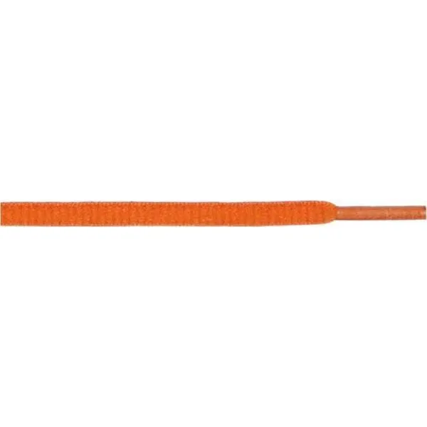 Oval 1/4" - Orange (12 Pair Pack) Shoelaces