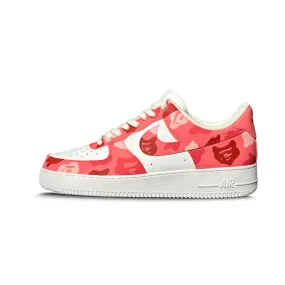 PINK BAPE AF1