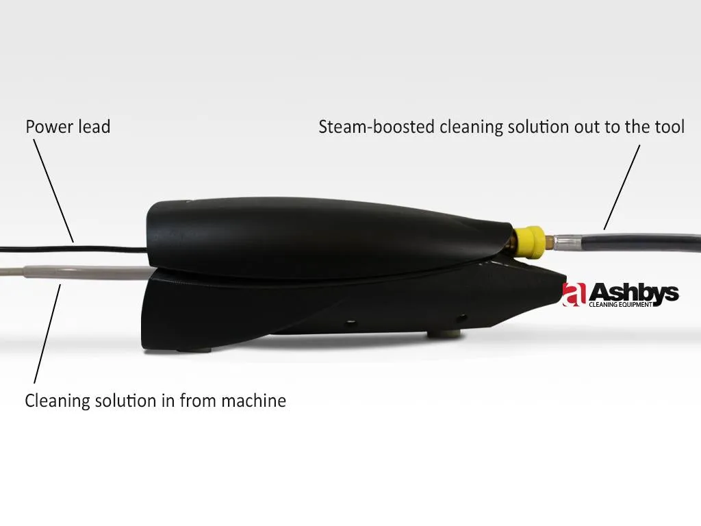 Portable V2 SteamMate (135-200 psi version) complete - including Intake Hose & Power Lead