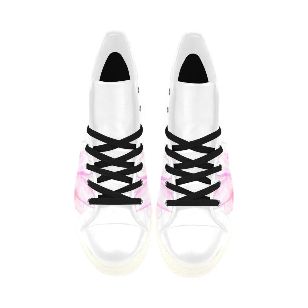 "Bi" - Beauty Kanji Leather High Top Shoes - Womens