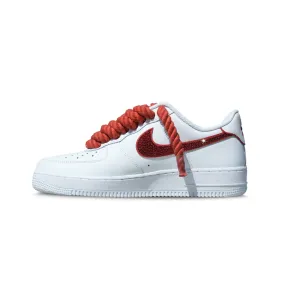 RED CRYSTAL SWOOSH AF1 V2RL