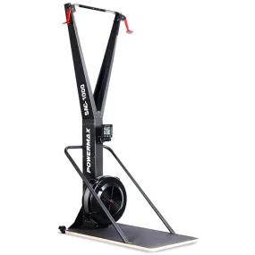 SAC-1000 Exercise SKI Machine for Commercial Gym with Floor Stand | Max User Weight-150kg | LCD Display | 10 Level Resistance and Bluetooth Application for Android & iOS