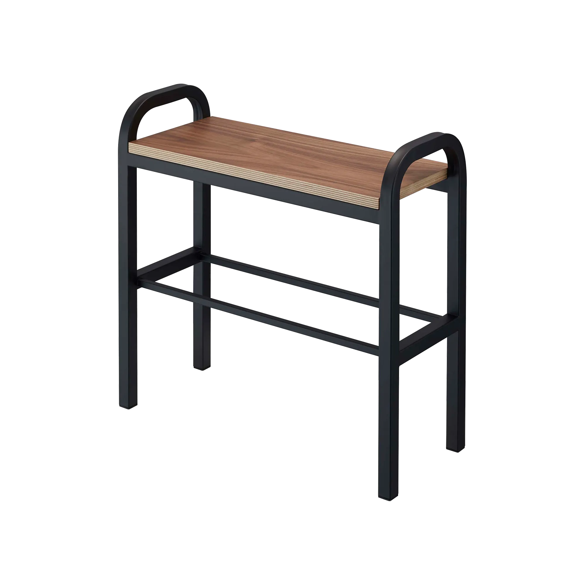 Shoe Organizer & Bench (18" H)  - Steel   Wood