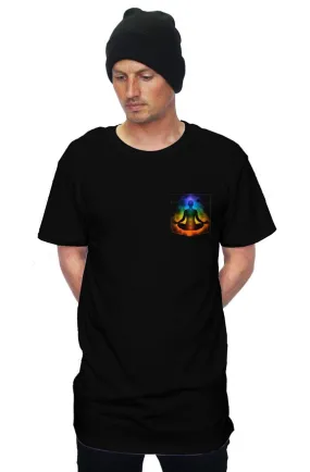 SMF Chakra Long Black Tee